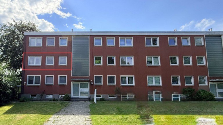 AU�enansicht - 1. OG, links Bielefeld Etagenwohnung F�r Kapitalanleger: 3-Zimmer-Wohnung mit Balkon, Stellplatz in Bielefeld-Senne